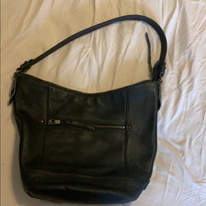 Faux leather hobo bag by the Sak